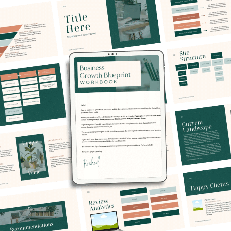Blueprint Templates Mockup
