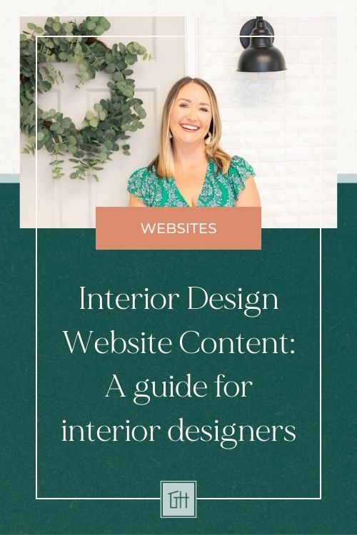 Interior Design Website Content